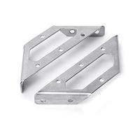 2Pcs Trapeziform Angle Brackets Stainless Steel Multifunction Corner Brace Bracket Fastener for Furniture Cupboard Storage Box