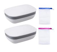 2Pcs Travel Soap Case Soap Bar Soap Dish with Lid Waterproof Leakproof Soap Box Container Holder Closable Soap Holder Portable Soap Dish Travel for Shower Travel