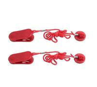 2PCS Treadmill Safety Key Magnetic ABS Portable Treadmill Security Lock Emergency Stop Accessory for Fitness 22mm