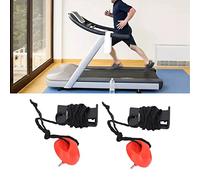 2pcs Treadmill Safety Keys, Running Machine Safety Key, Treadmill Magnetic Security Switch Lock Emergency Stop Clip Universal Treadmill Accessories for Exercise, Fitness Replacement Kit
