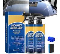 2Pcs Treatawait Coating Agent Spray,Advanced Car Quick-Acting Coating Agent Spray,Quick Effect Coating Agent for Car,Paint Restoration,Delivering Long-Lasting Shine
