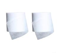 2pcs tree protection belt 50m long for young trees to shield from frost sun damage and animal harm, constructed from non woven fabric for outdoor use (White)