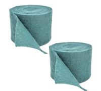 2Pcs Tree Wrap 16 Meter Breathable Trunk Wrap for Freeze Protection Plant Fiber Bark Guard for Young Trees Outdoor Use (A)