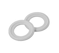 2pcs Tri Clamp Food Grade Seal Washers, OD 50.5mm-233mm Stainless Steel Mesh Filters for Fluid piping(PTFE Gasket,OD38-K50.5)
