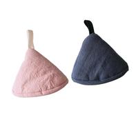 2pcs Triangle Cotton Pot Holder Mini Pan Handle Cover for Kitchen Use