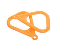 2pcs Triangle Gymnastics Rings for Workout, Outdoor Training, Orange | Pp and Metal Build, Easy Installation, Portable Design, Pair Set for Triangle Swing Use