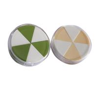 2pcs Triangular Makeup Puff Sponge, Hydrophilic Non Latex | Precision Application, Smooth Even Finish, Travel Touch Ups, for Face Powder Makeup Random Color