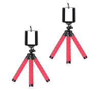 2pcs Tripod Stand With Clip Flexible Tripod Portable Bracket Holder For 360 Degree Rotating Tripod