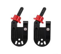 2pcs TrollFor ing Downrigger Release Clips for Saltwater FishFor ing For in-LFor ine Planer Board Accessories with Adjustable Clamp (Black)