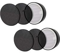 [2Pcs] True HEPA Air Filter with Carbon Pre Filter Replacement Compatible with Levoit Air Purifiers LV-H132. Compared to Part LV-H132-RF