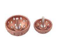 2Pcs Tungsten Steel Buffing Wheel, Bowl Type Grinding Pad for Power Tools, High - Speed Wear - Resistant Grinding Head with 6mm Shank for Automotive Metal Polishing and