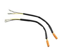 2pcs Turn Signal Marker Wiring Adapter Connector Harness For HONDA Motorcycle Modified Blinker Indicator Two Wire Cable 2 Pins Plug Leads