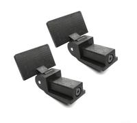 2Pcs Turntable Dust Cover Hinges Replacement, Compatible with for Audio Technica AT-LP120, LP60X, LP140, LP5, LP3, LP70X - Sturdy Black Plastic Hinges for Record Player Lid
