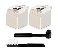 2PCS Turntable Head SET ATN3600L AT-LP60 Record Player Black White Cleaning Brush Included