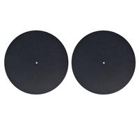 2Pcs Turntable Mat, 7in 3mm Thick Record Player Mat Turntable Mat for Vinyl Record Anti-Static Felt Protective Pad