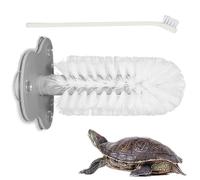 2pcs Turtle Brush with Suction Cup, Turtles Shell Scrub Scratcher Brushes, Tortoise Shell Cleaning Brushes, Turtle Tank Exfoliate Brush Tortoise Tank Accessories
