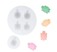 2pcs Turtle Resin Mold, 2 Sizes Silicone Sea Turtle Keychain Mold Marine Animal Craft Making Tool for Jewelry Pendants DIY Handicrafts Making Gift