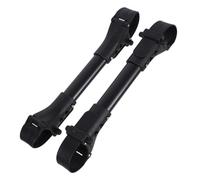 2pcs Twin Stroller Connector for Prams and Jogging Strollers Back to School | Adjustable Clamp, Reinforced Locking Pins, round Oval Tube Fit, Black ABS and Aluminum Construction