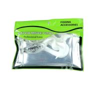 2PCS Twin Tail Soft Frog Lures 11cm 16g Floating Swimbait For Freshwater Saltwater Fishing Light Weight Artificial Lures Swimbait Small Size