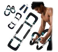 2PCS Twister Arm Trainer, Professional Adjustable Resistance Chest Forearm Strengthener for Men, Home Gym Equipment with Hand Grips Strengthener, Power Twister Exercise Strength Training Accessories