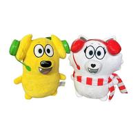 2PCS Tyle-r And Snow-i Plush Toys Super Soft Plushies For Kids Collectible Tyle-r & Snow-i Set Cute Boy & Girls Birthday Gift Ideal Fans Present & Desktop Decoration Stress Relief Doll