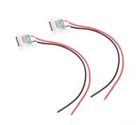 2PCS Type C Charging Socket with LED Indicator Light and Structural Integrity for Power Applications (With green light)