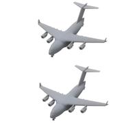 2PCS U.S. C-17 Strategic Airlifter Resin Model 1/2000-1/350 Scale