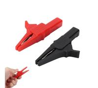 2pcs U08 4mm Full Insulated Clips, Brass Insulated Crocodilian Clip Electrical Wire Alligator Clips 32a/1000v Test Equipment Parts For Electric Power Test
