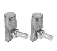 2pcs U1 Battery Flag Terminal to Top Post Adapters, Heavy-Duty Flag Post Battery Terminal Adapter Connectors for Group U1 Conversion