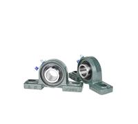 2Pcs UCP201 UCP202 UCP203 UCP204 UCP205 UCP206 UCP207 Pillow Block Bearing Bore 12/15/17/20/25/30mm Bolt Solid Base for Spindle(UCP209 45mm)