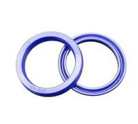 2pcs UHS Type Hydraulic Oil Seal, Thickness 6mm PU Single Lip U Cup Oil Seal O-Ring, ID 30mm To 80mm Piston Shaft Seal(30x40x6mm)