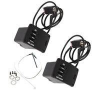 2PCS UK2000 UK Ukulele Guitar Piezo Pickups 2-Bands EQ Equalizer Preamp Pickups