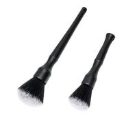 2Pcs Ultra Soft Car Detailing Brushes, Professional Car Interior Cleaning Brushes, Auto Interior Dusting Brush, Auto Detail Cleaning Brush for Dashboard Air Vents Leather Engine Bay Seat Dusting