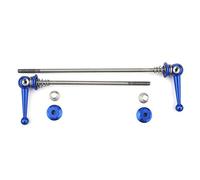 2pcs Ultralight Titanium Alloy Quick Release Skewer Set Replacement Repair Parts Accessory(blue) Riding