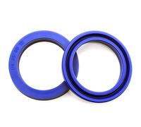 2pcs UN Radial Shaft Seal, U Type Y Cylinder Hydraulic Rod Piston Rubber Ring Polyethane Oil Sealing Ring ID 30-67mm(UN 35.5 * 45 * 6)
