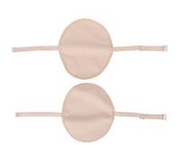 2pcs Underarm Pads, Underarm Sweat Pads, Reusable Armpit Sweat Pads, Sweat Shield Fight Hyperhidrosis, Adjusted Breathable Cotton Armpit Sweat Shields Skin Tone for Women and Men