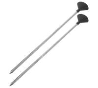 2pcs Underground Water Line Leak Detector Stainless Steel Tool