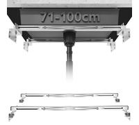 2PCS Undermount Sink Brackets - 71-100cm Adjustable Kitchen Sink Brackets, for Heavy Duty Undermount Kitchen Bathroom Sink