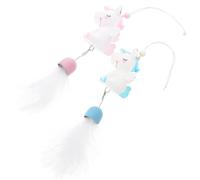 2pcs Unicorn Gift Wind Chimes Resin Hanging Decor for Room