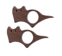 2pcs Unique Pet Cats Dog Design Wooden Bookmarks, A | Portable Lightweight Wood Bookmarks for Reading Enthusiasts and Decorative Use, Page Holder for Home Accent