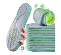 2pcs Unisex Memory Foam Orthopedic Insoles Deodorizing Insole Shoes Sports Absorbs Sweat Soft Shoe Accessories(Black 3pairs,37-38)