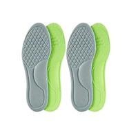 2pcs Unisex Memory Foam Orthopedic Insoles Deodorizing Insole Shoes Sports Absorbs Sweat Soft Shoe Accessories(Grey 2pairs,43-44)