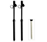 2Pcs Universal 10-150PSI Heavy Duty Tire Air Pressure Gauge Pen Dual Head Straight-On for Truck Car Comprehensive