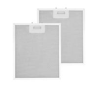 2Pcs Universal 5-Layer Aluminum Cooker Hood Filter (320x260mm) - Grease Mesh Vent for Multiple Brands