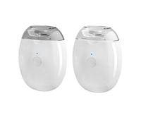 2PCS Universal Automatic Fingernail Grinders,Electric Nail Grinder with Light & 3 Speeds,Quiet Smart Nail Trimmer,Rechargeable Fingernail Clipper Manicure Tool for Baby,Adults,Seniors (Set)