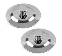 2pcs Universal Bath Plug UK, 40-45mm Bath Plug Replacement,Sink Plugs Universal For UK Sink,For Bathtub, Wash Basin Laundry Sink Kitchen Etc Sink Drain Stopper