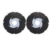 2pcs Universal Bicycle Disc Brake Dust Cover PVC Black for Maintenance | Mud Resistance, Oil Splash Shielding, Rotor Protection, for Bike Washing and Upkeep, Sl inish