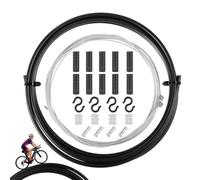 2pcs Universal Bicycle Shifter Cables Set Bicycle Change Cable for Bike Derailleur Cable Hose Kit for Mountain Road Bike Repair