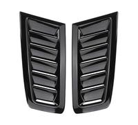2PCS Universal Car Front Bonnet Vents Hood compatible for Ford compatible for Focus MK2 / BENZ/Audi/BMW/Honda/Infiniti Civic(Glossy Black)