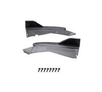 2PCS Universal Car Rear Bumper Spoiler Lip Carbon Fiber Wing Trim Protection Anti-crash Diffuser Side Skirt Wrap Angle Splitter Side Skirts